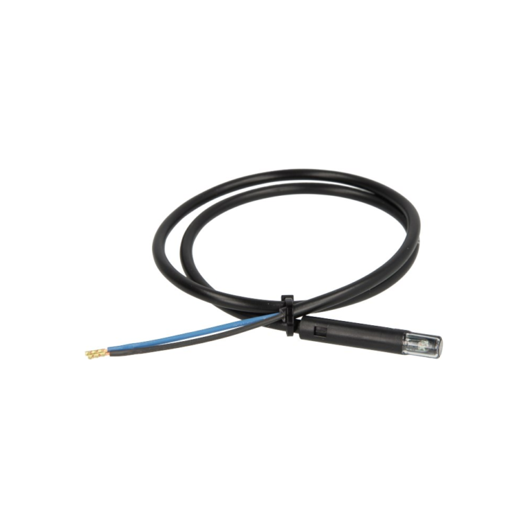 Siemens QRB1 series photoresistive flame detector with connecting cable