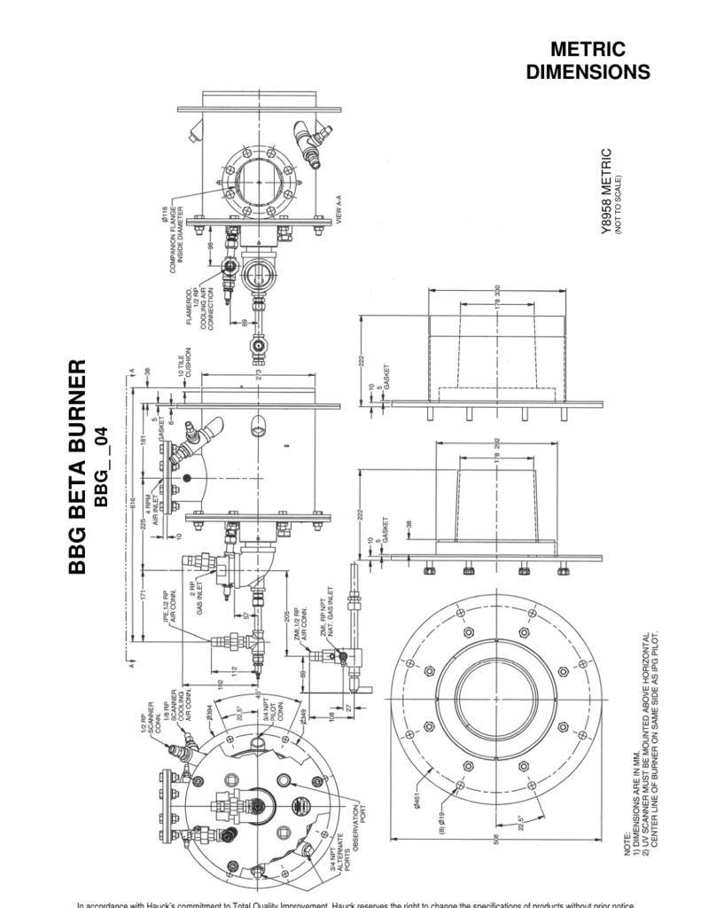 BBG __04 manufacturer dimensional reference, metric. Not to scale; confirm the selected model and current dimensions before installation.