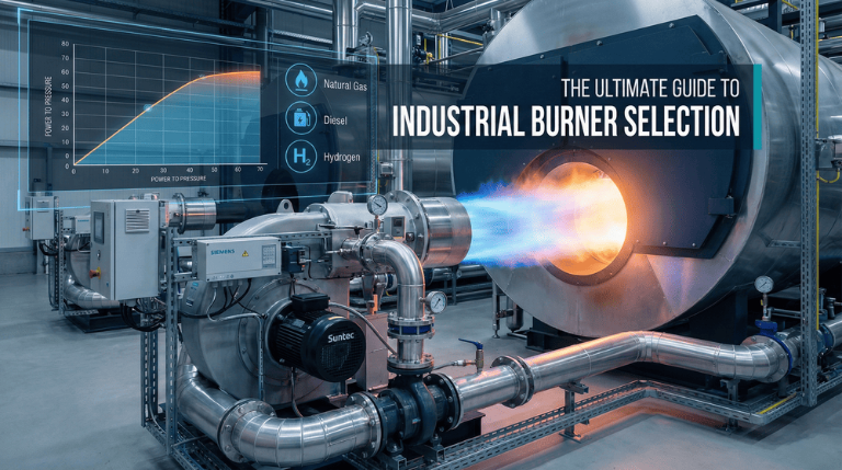 Industrial Burner Selection: Sizing, Fuel Pressure and Modulation